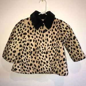 Rosetta Millington leopard 3T dress coat spotted